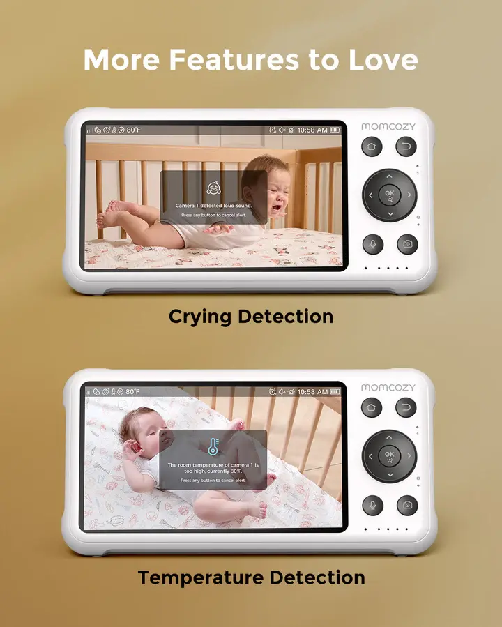 Thumbnail: Momcozy - 5 -Inch Dual-mode Smart Baby Monitor - BM04