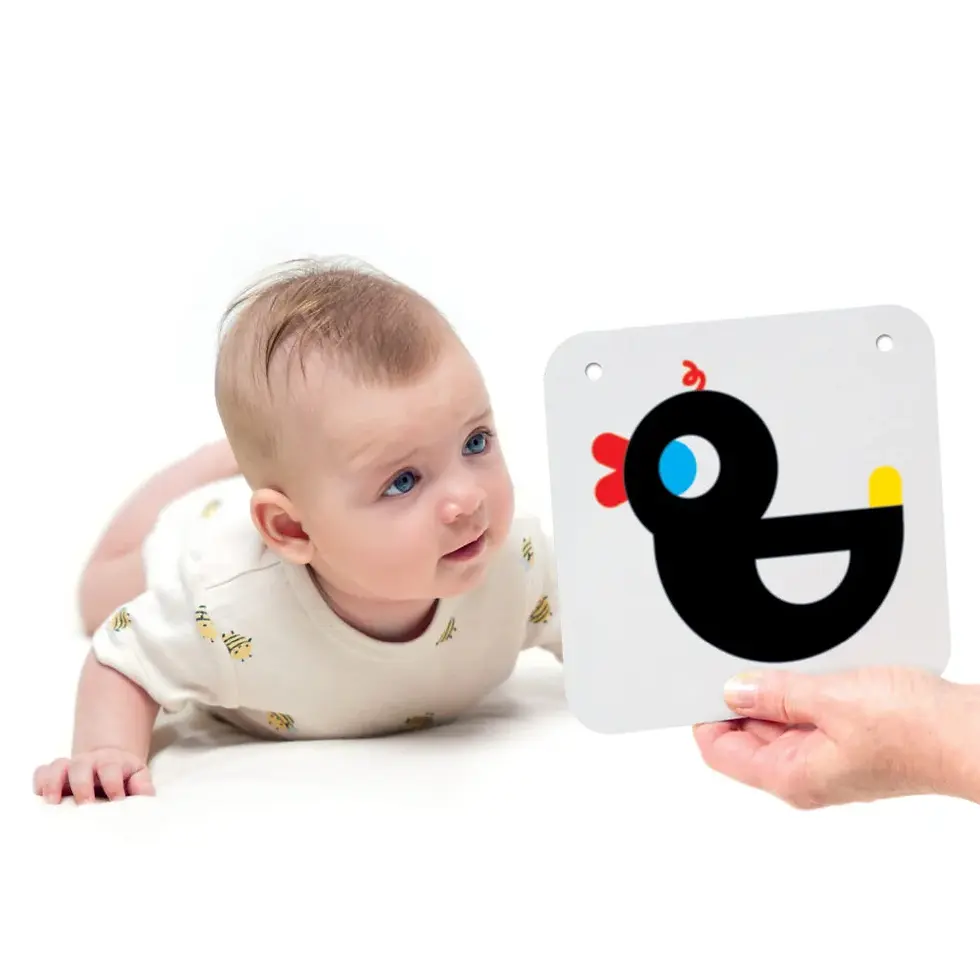 Thumbnail: Banana Panda -High Contrast Baby Cards 0m+ 3m+