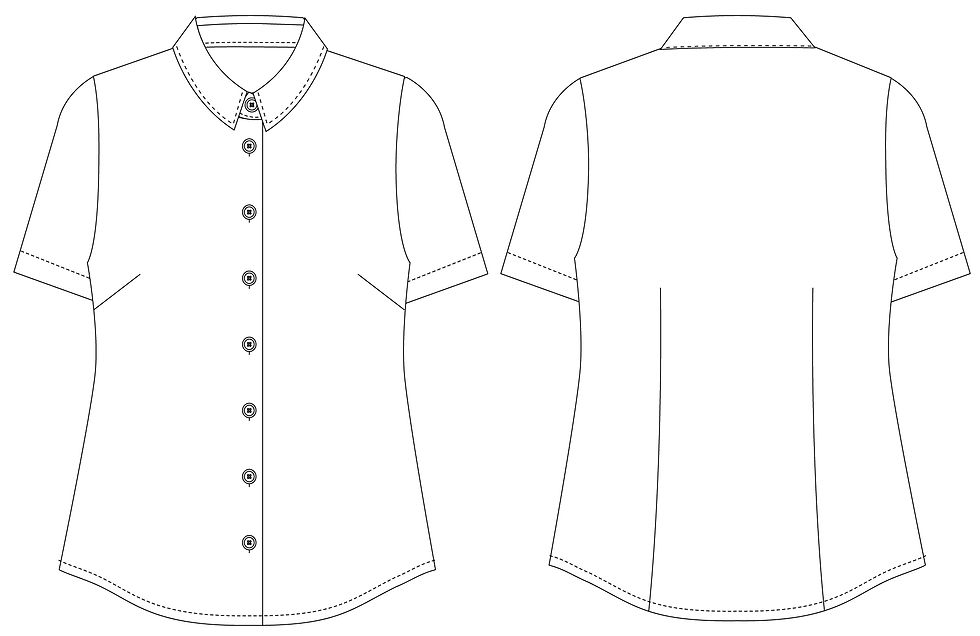 Thumbnail: 6230S: Slim fit blouse