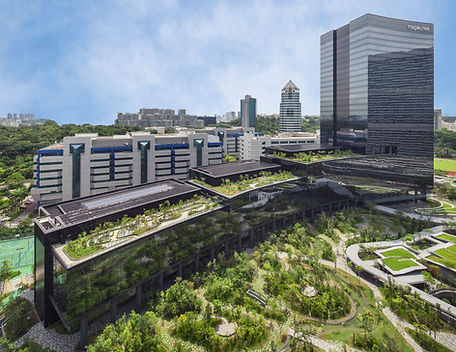 Overall view of Mapletree Business City II in Singapore.
