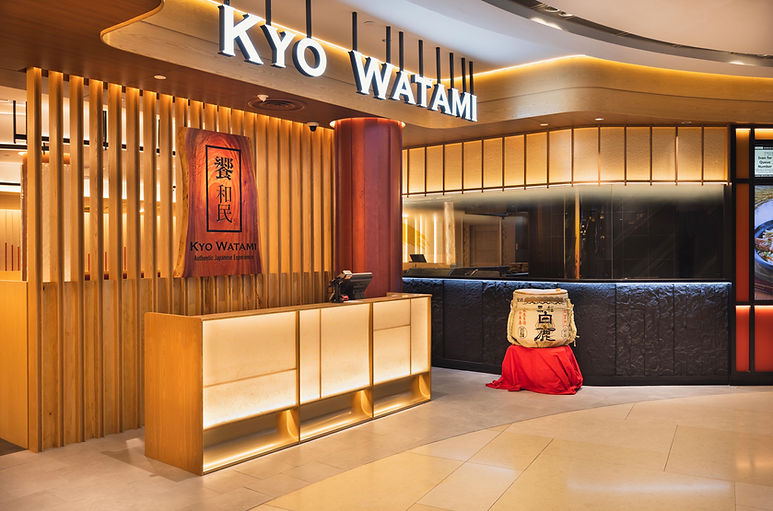 View Kyo Watami F&B interior project.