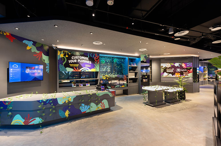 View Exploria retail interior project.