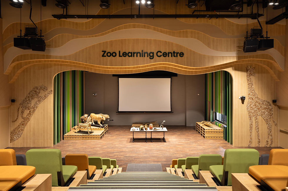 View Zoo Learning Centre institutional interior project.