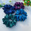 Thumbnail: Premium Moose Satin Solid Color Scrunchies for Girls and Women (Set of 4).