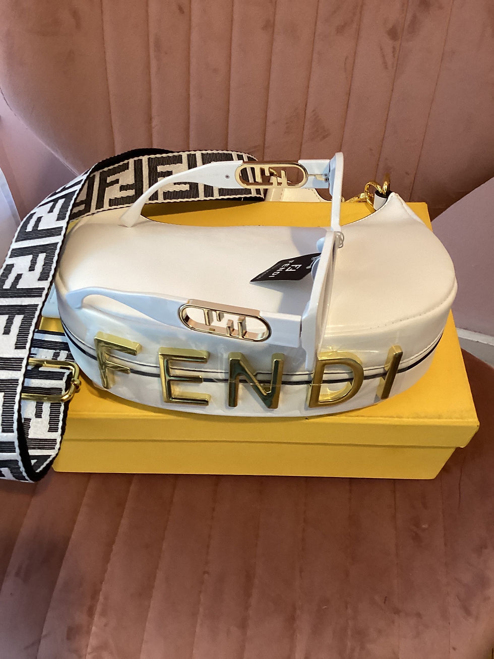  White Handbag with box