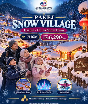 Harbin snow village