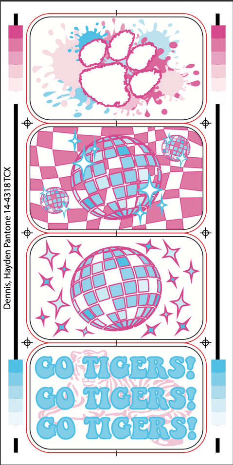 Flexography Two Color Stickers