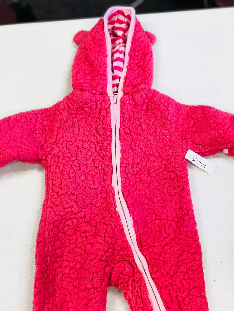 Long Sleeve Pink Bodysuit