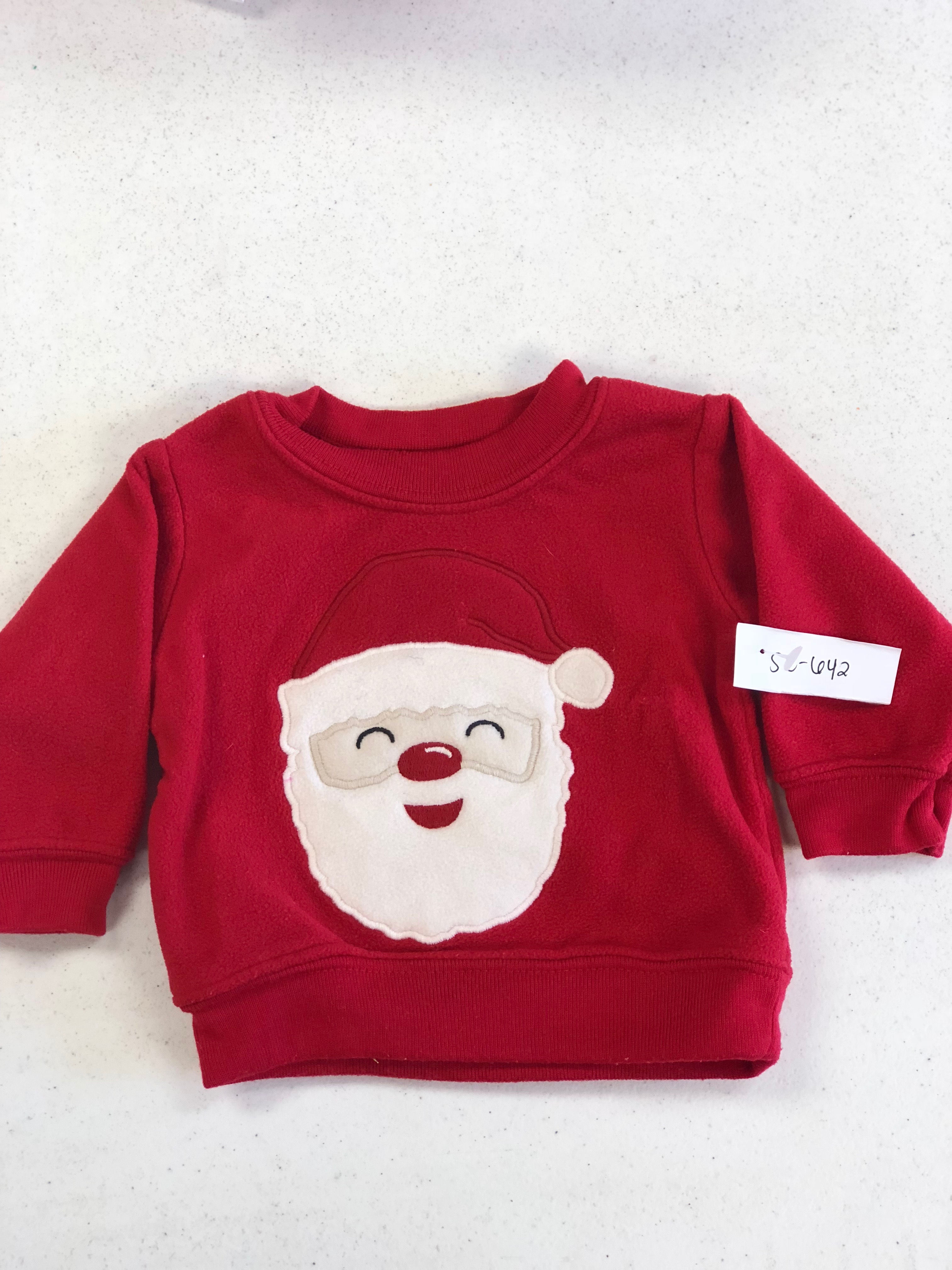 Long Sleeve Santa Top
