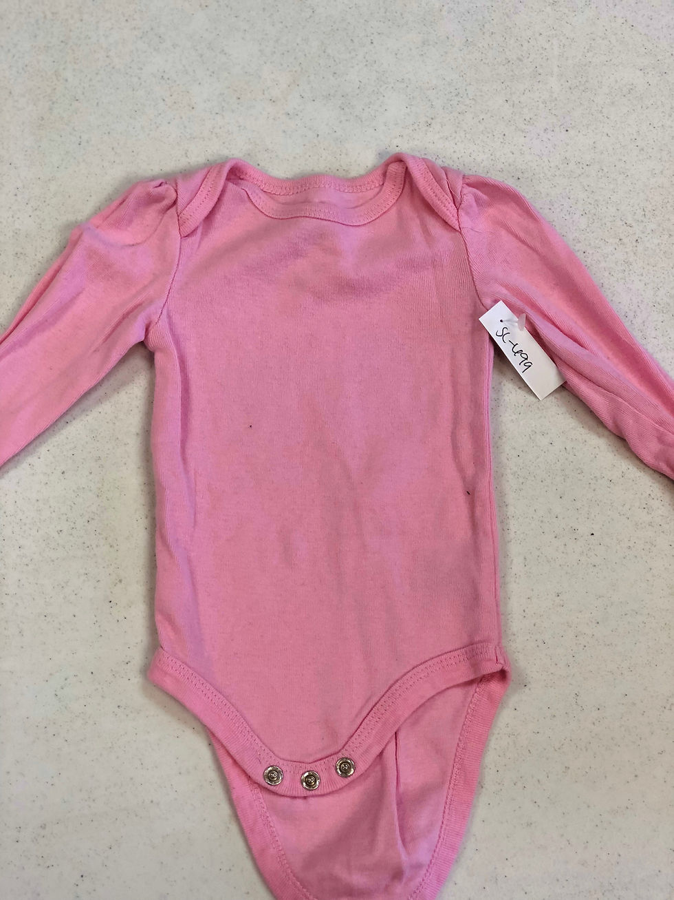 Long Sleeve Pink Onesie