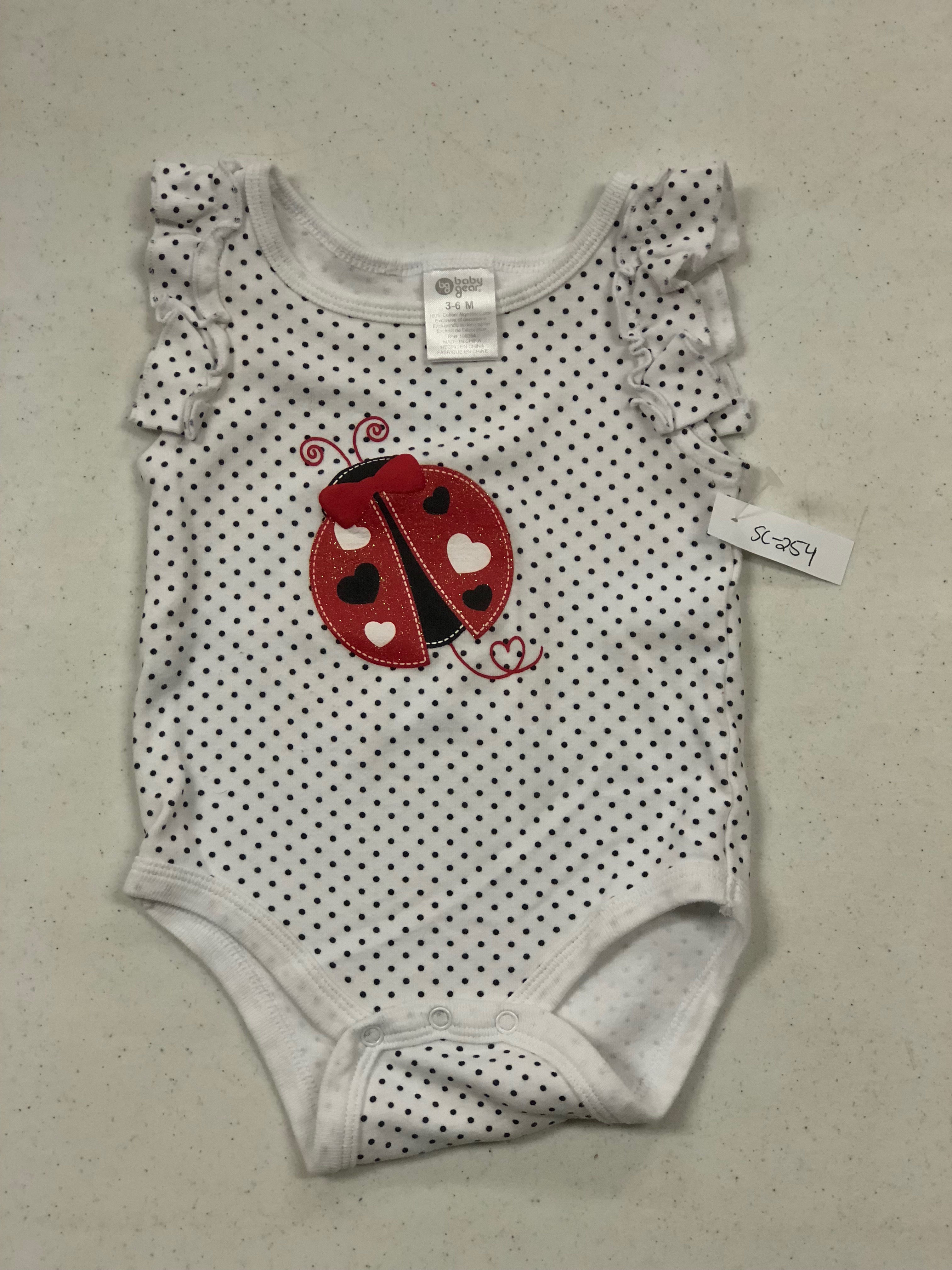 Sleeveless Lady Bug Onesie