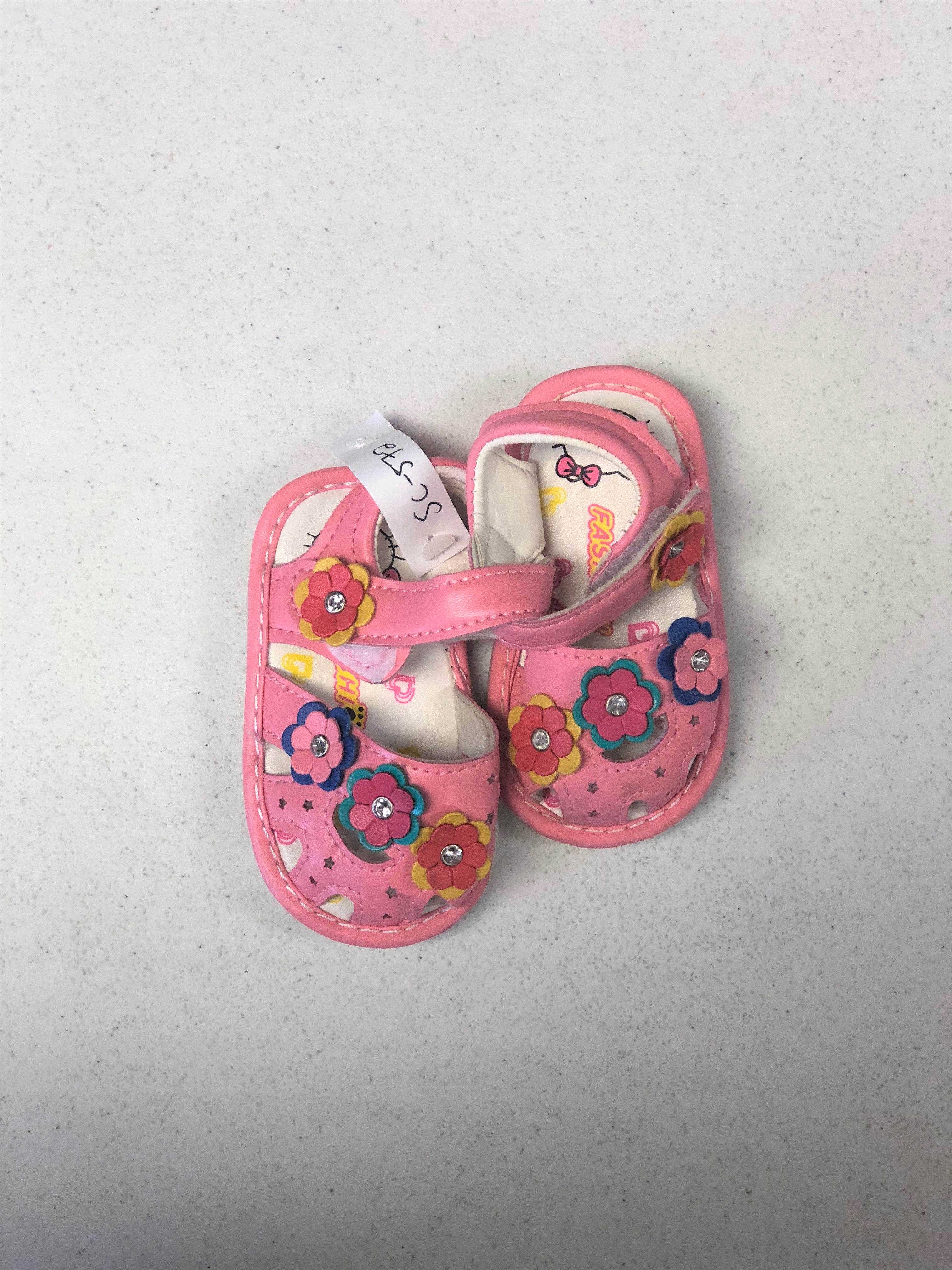 Pink Hello Kitty Shoes w/ Flowers