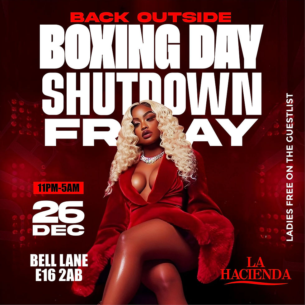 BOXING DAY SHUTDOWN ( FRIDAY 26TH DECEMBER)