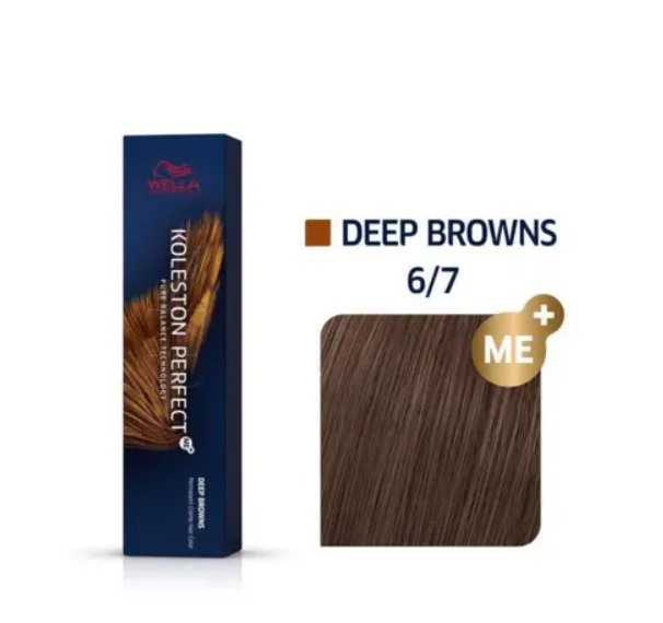Wella Professionals Koleston Perfect ME+ 6/07 Ciemny Blond Naturalny Brąz 60ml