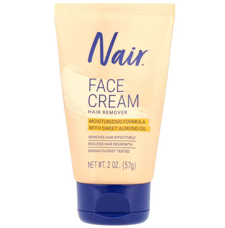 Thumbnail: Nair Hair Removal Cream for Face with Special Moisturizers 57 g
