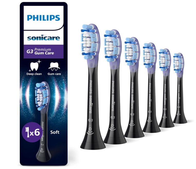 Philips Sonicare G3 Premium Gum Care Genuine Replacement Toothbrush Heads 6 Pack