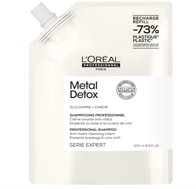 L'Oréal Professionnel Serie Expert Metal Detox Shampoo Eco Refill Pouch 500ml
