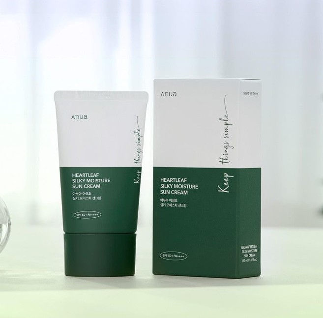 Miniatura: Anua Heartleaf Organic Face Sun Cream SPF 50+ 50ml
