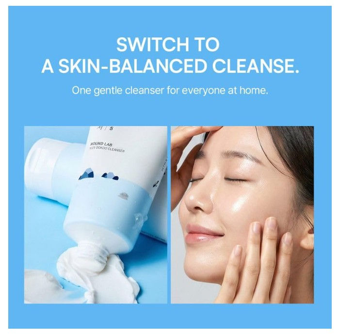 Miniatura: Delikatny piankowy żel do mycia twarzy Round Lab 1025 Dokdo Cleanser 150ml