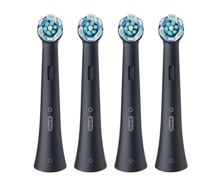 Oral-B iO Ultimate Clean Końcówki do Szczoteczki, Czarne, 4 szt.