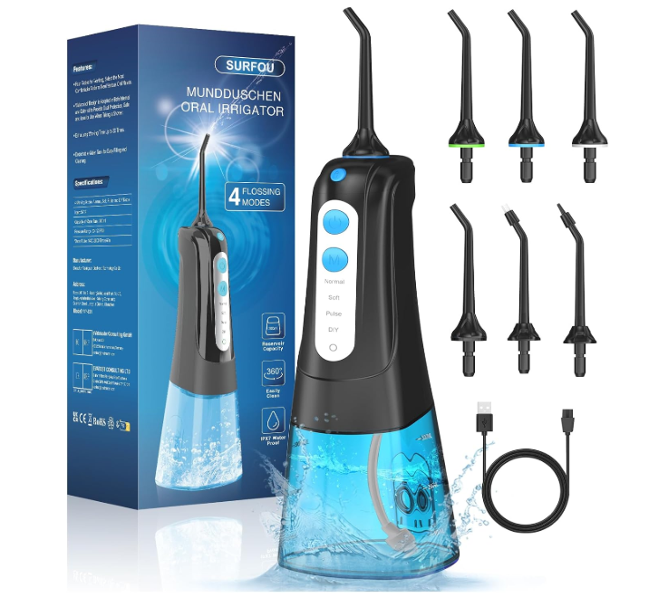 Surfou Dental Water Flosser Oral Irrigator