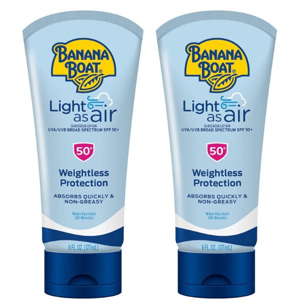 Banana Boat Light As Air Sunscreen Lotion SPF50 177ml