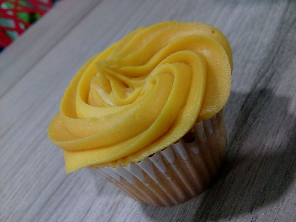 Cupcake amarillo