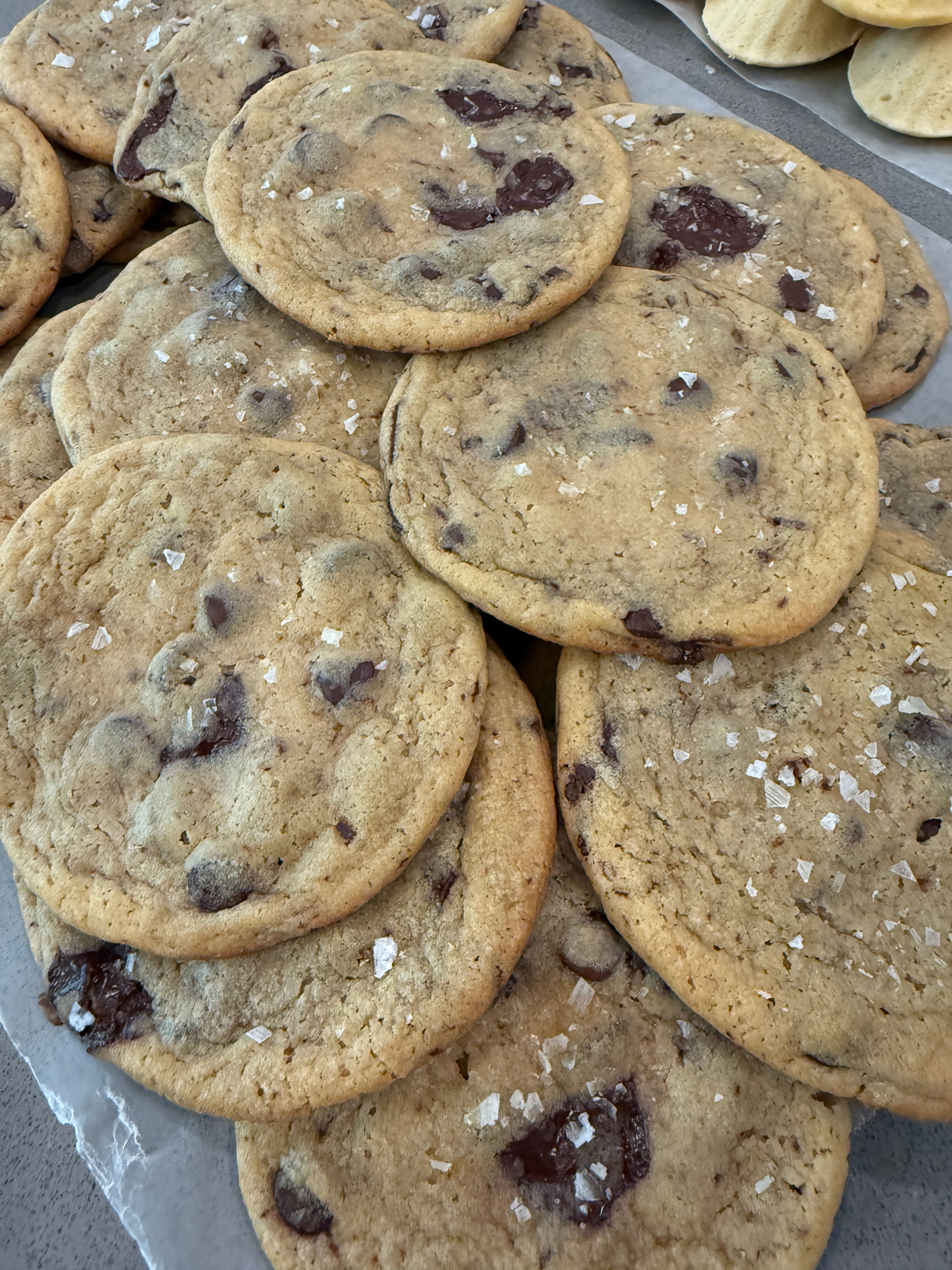 Sourdough Sea Salt Chocolate Chip Cookies