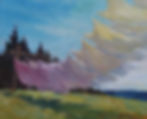 Trailing Yew Laundry #20 - 24" x 30" - Oil