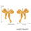 Thumbnail: Ins Popular Pvd 18k Gold Plated Stainless Steel Bowknot Stud Earrings Waterproo