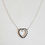 Thumbnail: Preciously Scallop Edged Heart Necklace