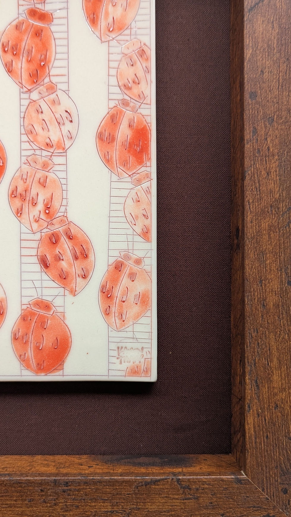 Thumbnail: Ladybugs Wall Tile