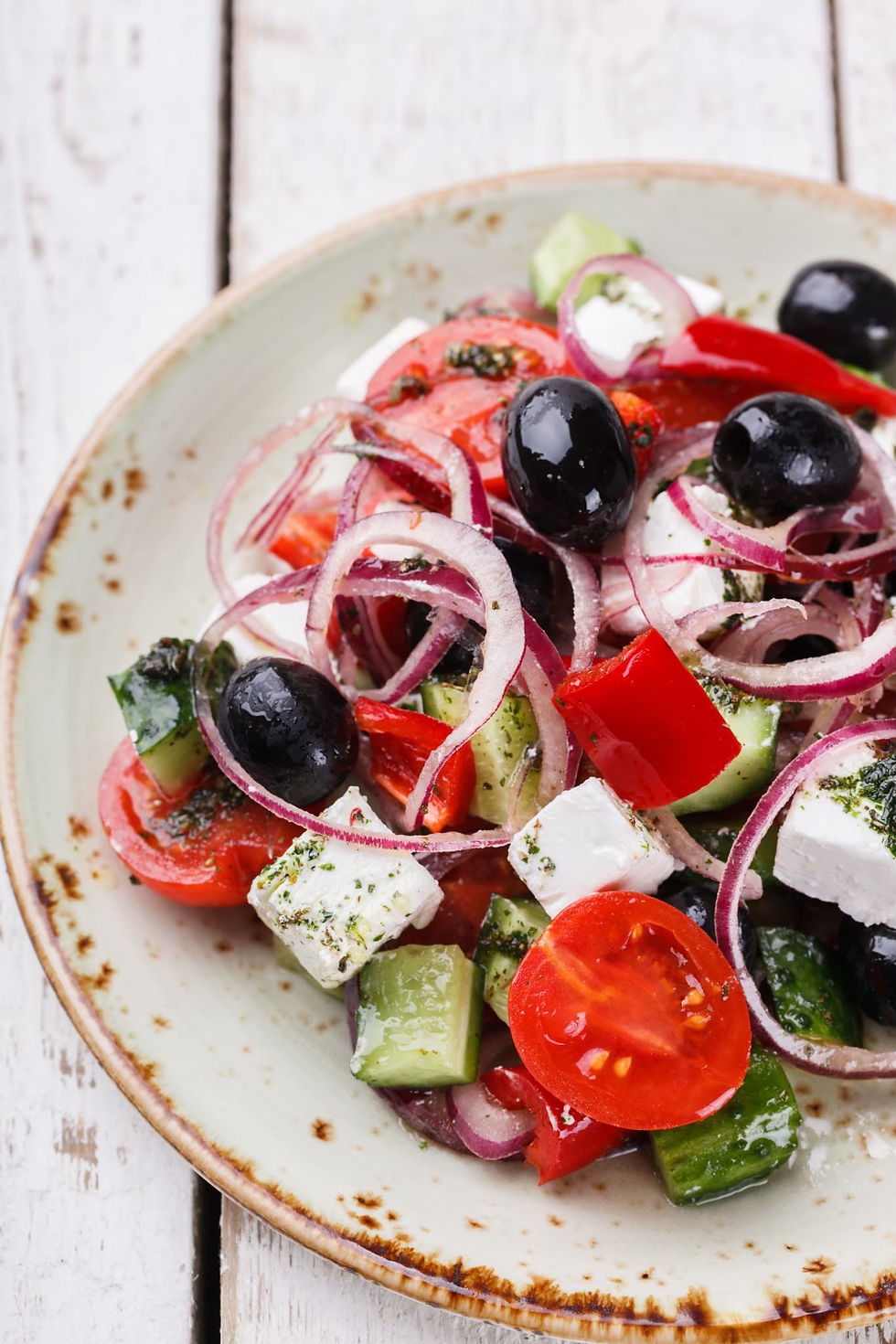Cretan "Xoriatiki" - The Greek Salad I Grew Up Eating Every Day
