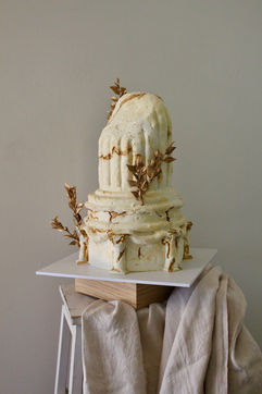 Ancient Greece column cake