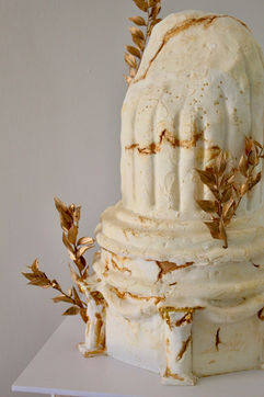 Ancient Greece column cake