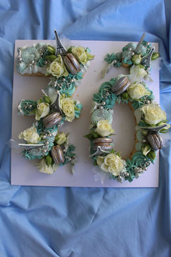 70 Parisian number cake