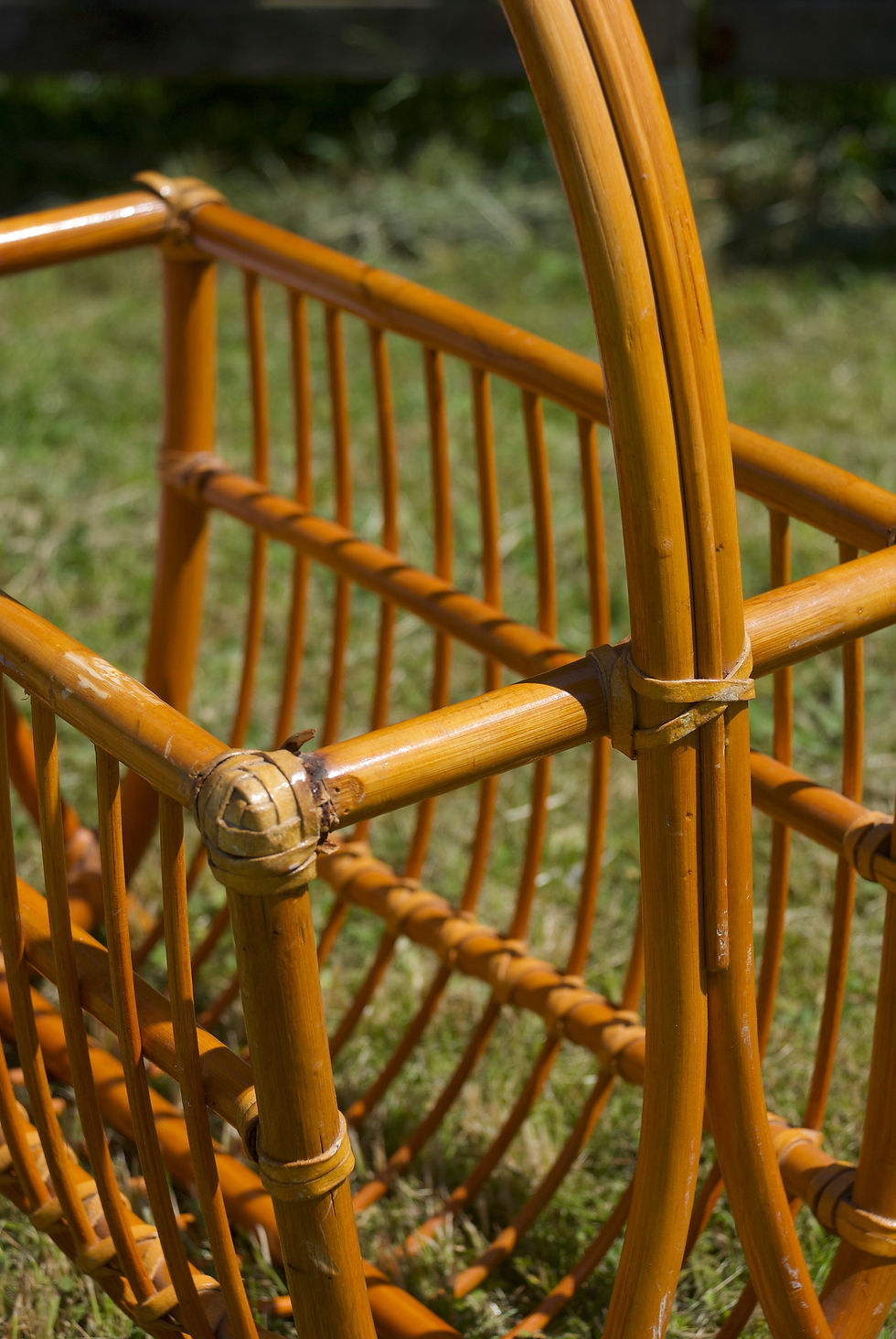 Miniature : Porte revues en bambou vintage