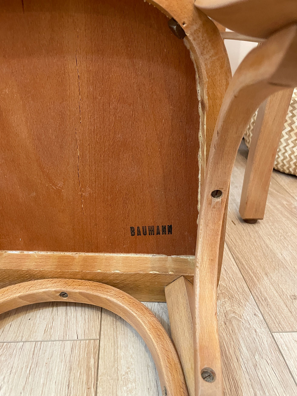 Miniature : Pupitre/Bureau enfant et sa chaise - Baumann - Années 50/60