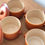 Miniature : Lot de 4 Cocottes en terre cuite de couleur orange, vintage