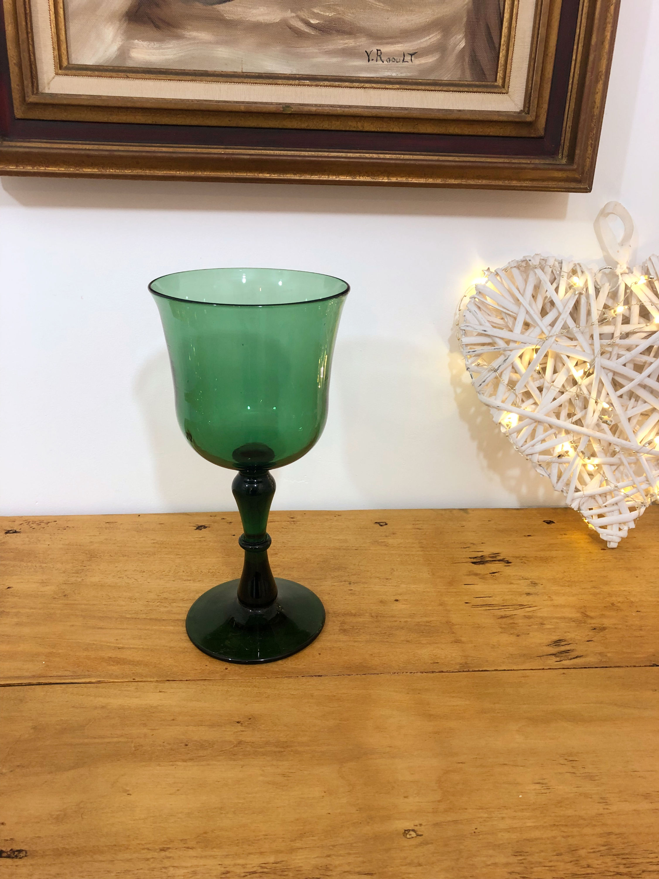 Grand vase en forme de verre