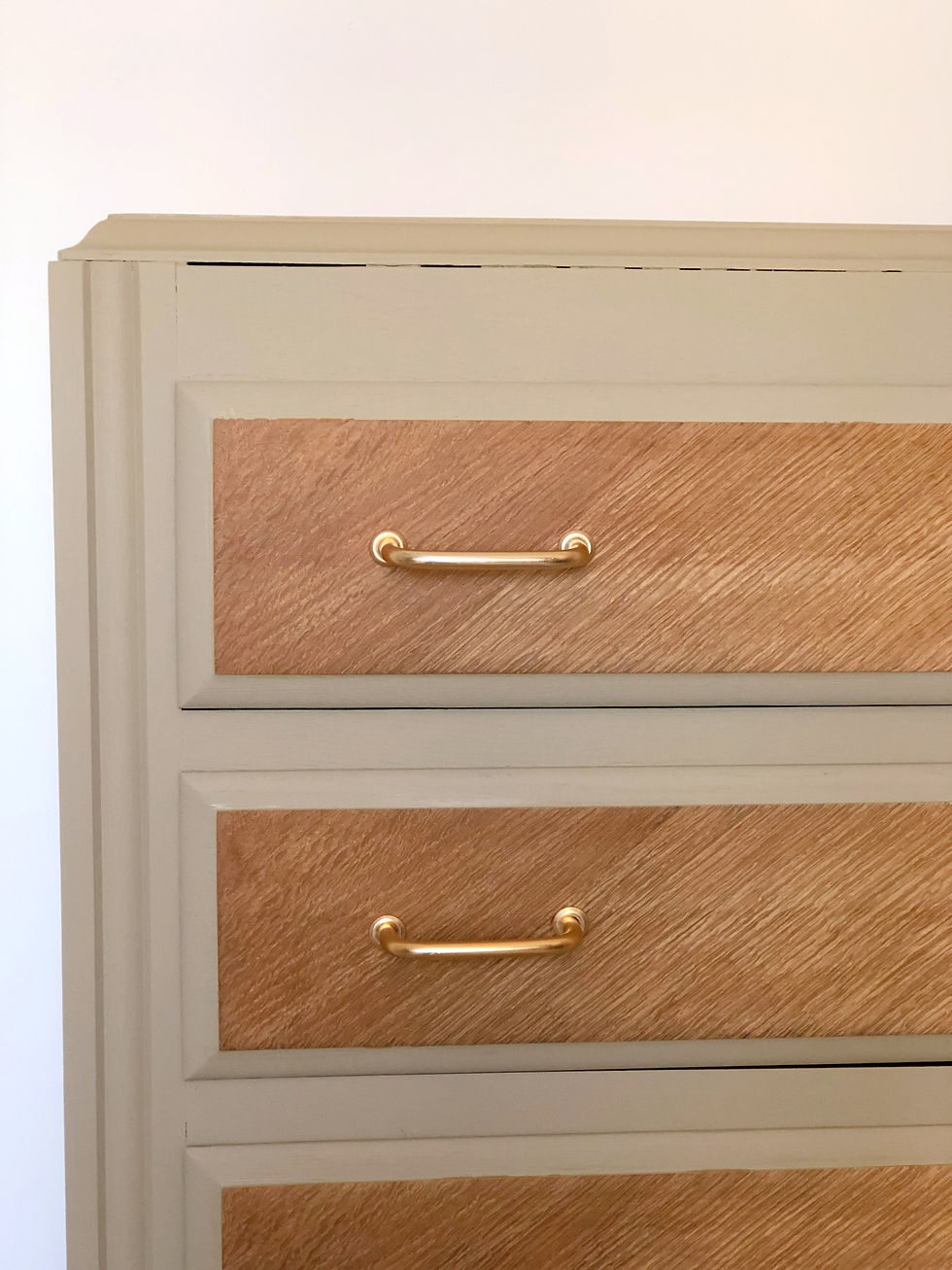 Miniature : Commode des années '60 au pieds compas