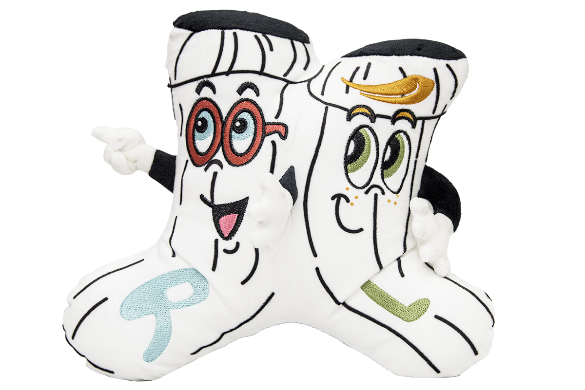 Lefty and Righty Plush Toy