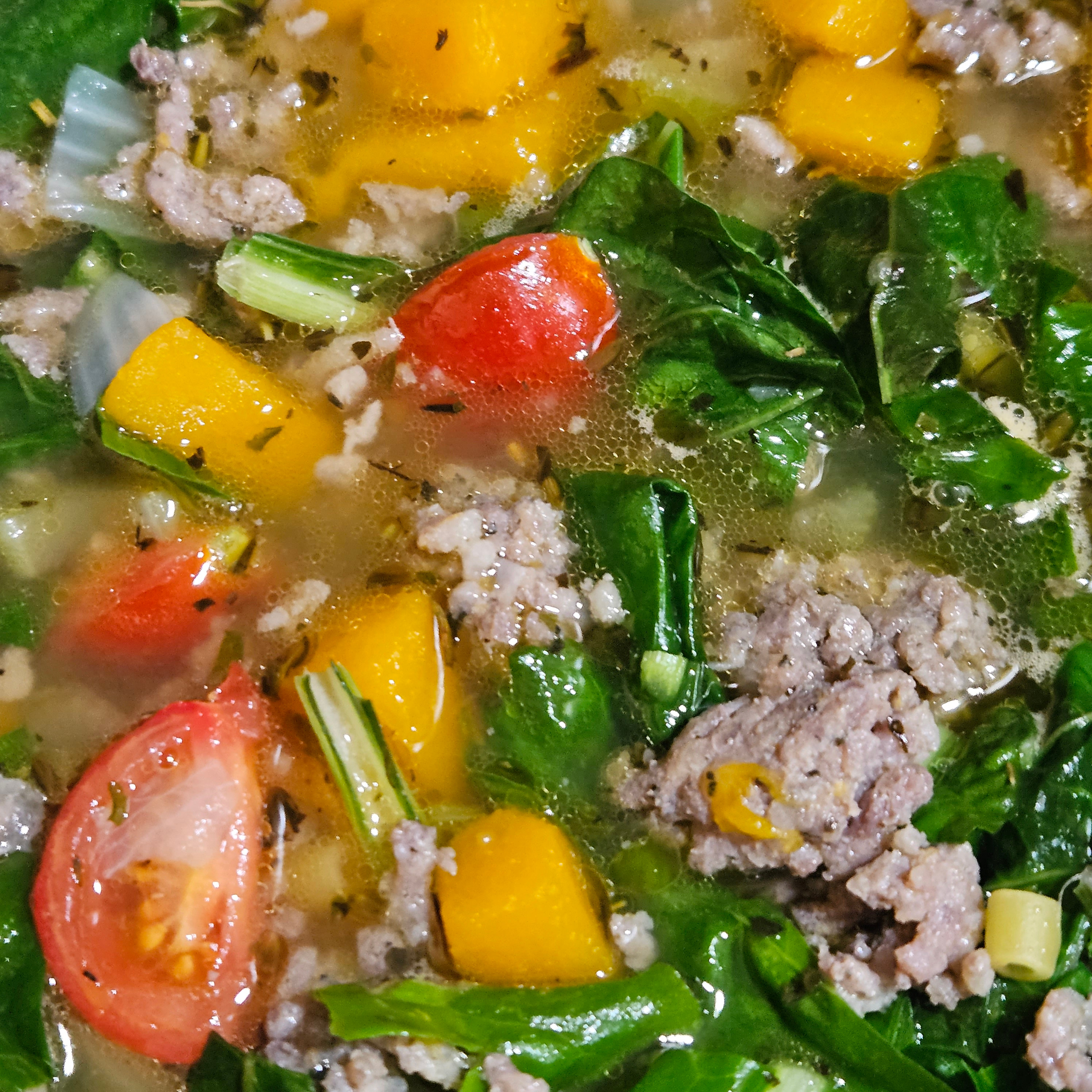 Fall Harvest Sausage Soup featuring Herbes de Provence