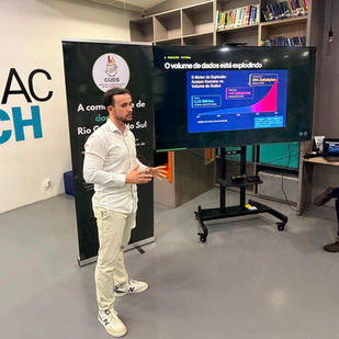 Senac Tech convida integrantes do GUDS para troca sobre dados em sistemas de Inteligência Artificial