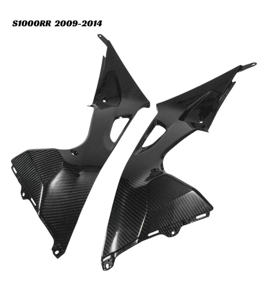 Carbon Fibre Tank Side Fairings - BMW S1000RR 2009-2014