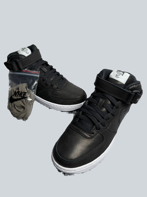 Nike Air Force 1 ’07 Mid SP Black/Black Background