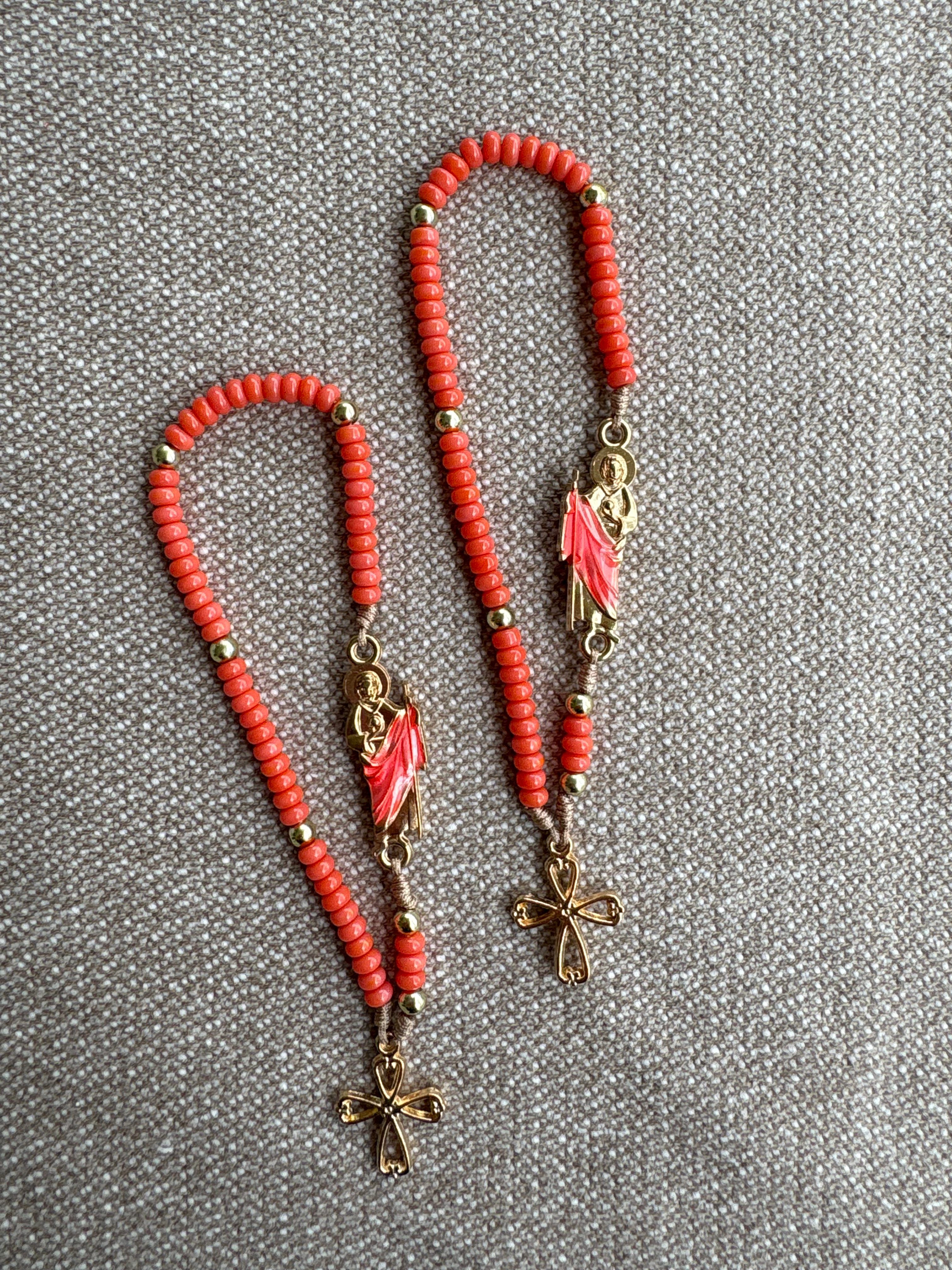 Signature Infinity Loop Pocket Rosary Set of 2 - Blessed by Pope Leo XIV, Handma