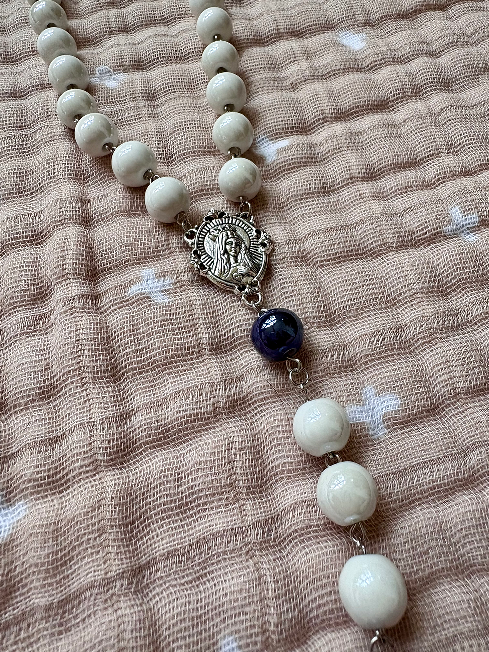 Thumbnail: Our Lady of Hope Rosary - Blessed by Pope Leo XIV, Handmade in Italy