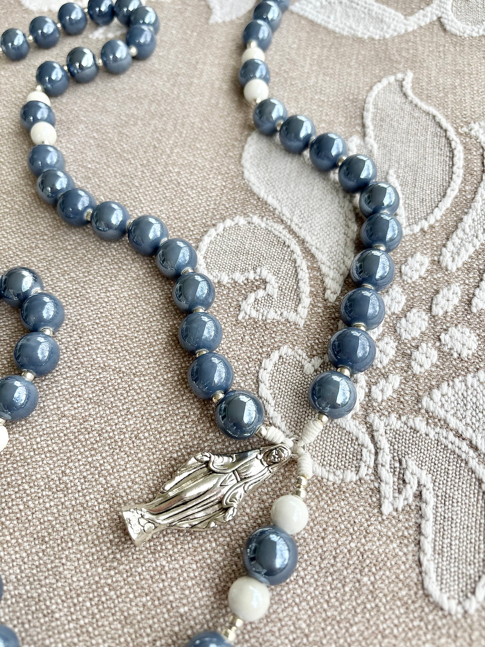 Thumbnail: XL Marian Rosary Gift Set - Blessed by Pope Leo XIV