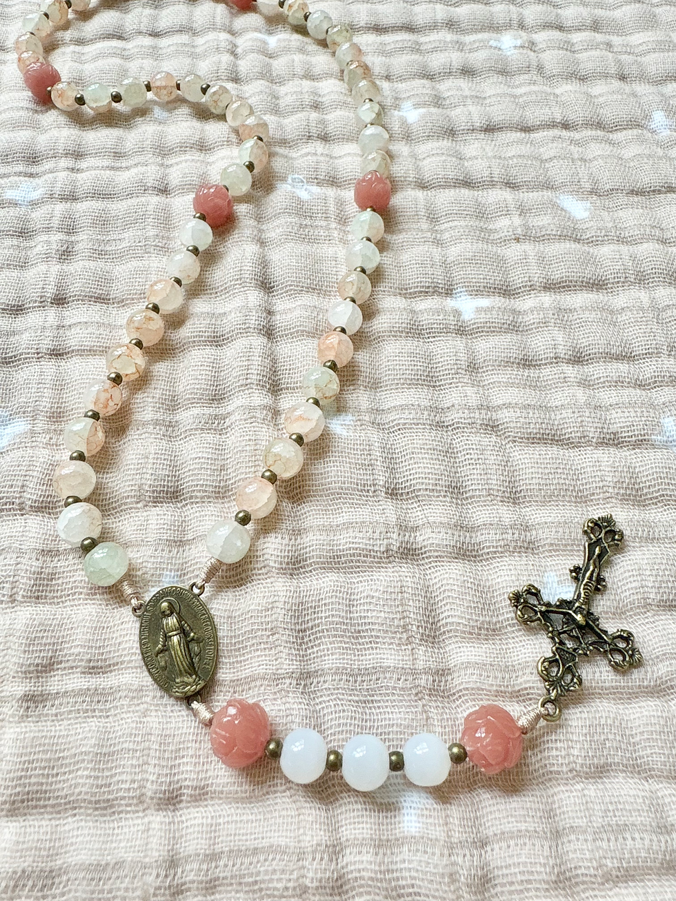Thumbnail: All the Angels and Saints Rosary - Blessed by Pope Leo XIV - Handmade in Italy